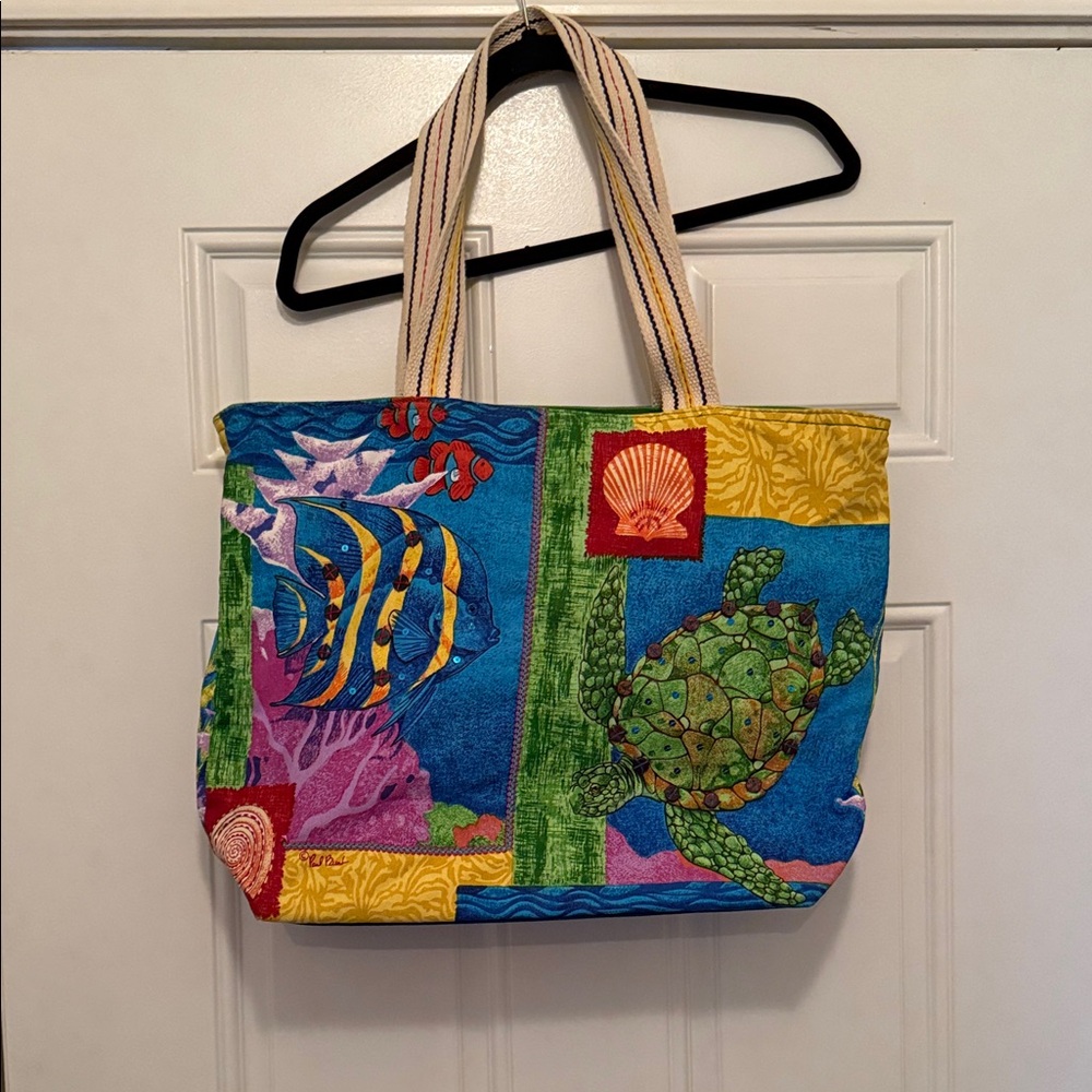Colorful Sea Life Tote Bag